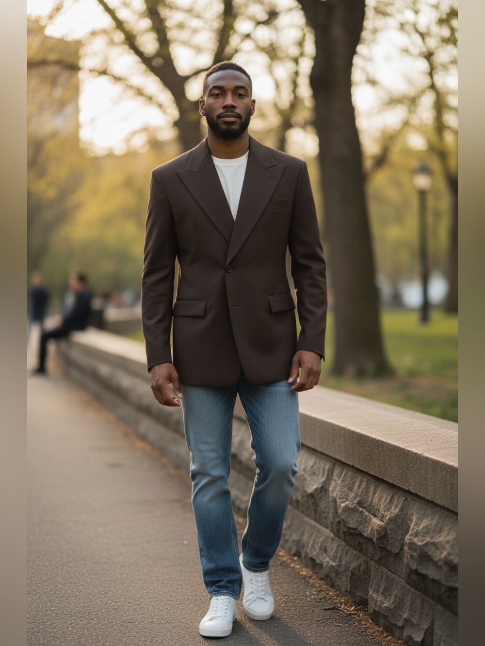 Zara Men's Dark Brown Blazer Jacket | NWT